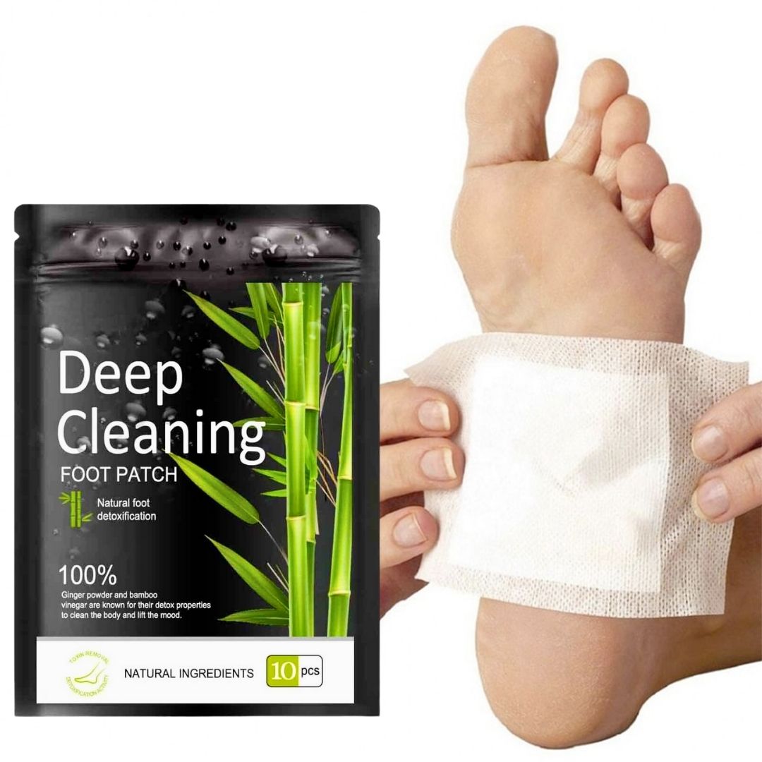 Unisex Bamboo Charcoal Foot Detox Patches for Natural Wellness