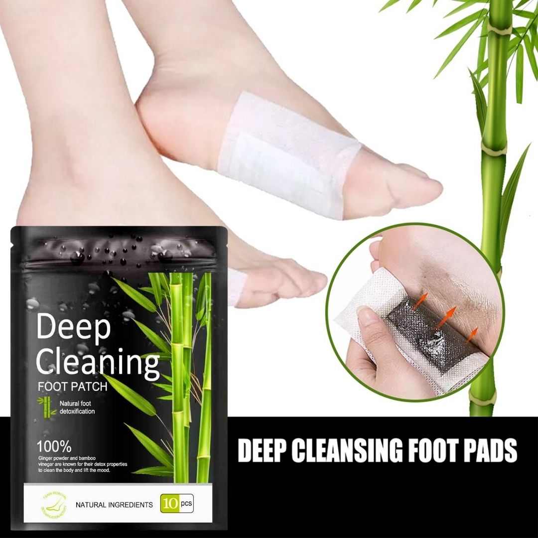 Unisex Bamboo Charcoal Foot Detox Patches for Natural Wellness