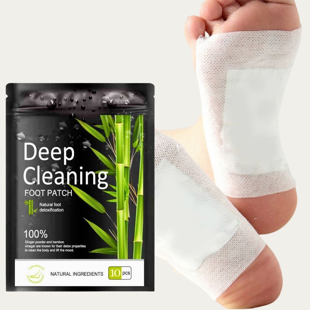Unisex Bamboo Charcoal Foot Detox Patches for Natural Wellness