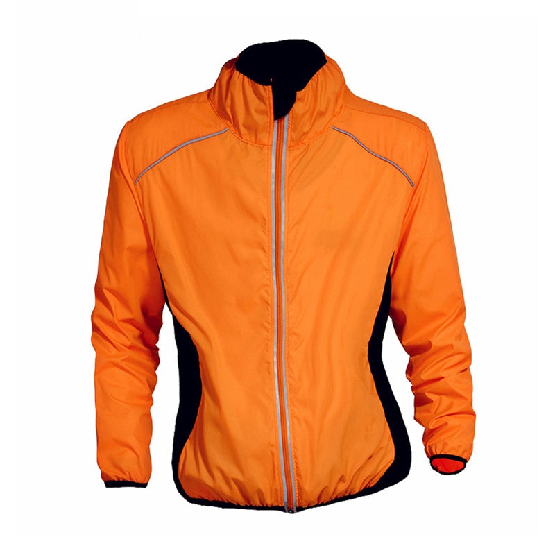 Unisex Bicycle Windbreaker with Reflectors - Waterproof and Windproof