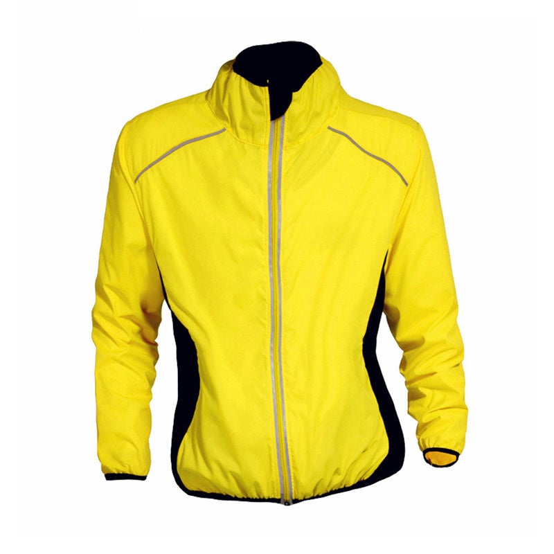 Unisex Bicycle Windbreaker with Reflectors - Waterproof and Windproof
