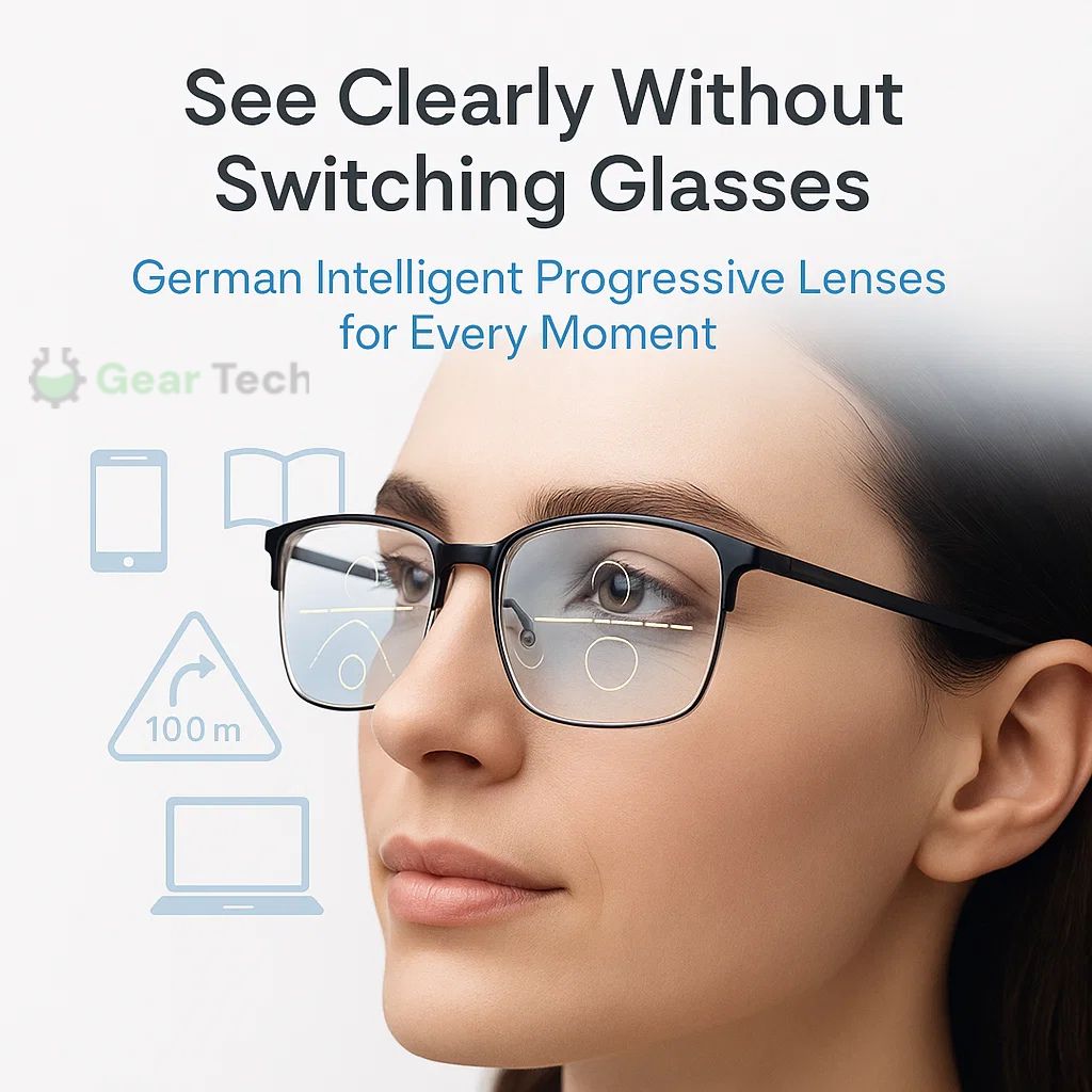 Unisex German Intelligent Progressive Multifocal Glasses