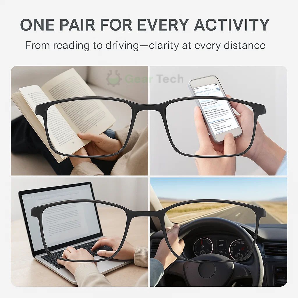 Unisex German Intelligent Progressive Multifocal Glasses