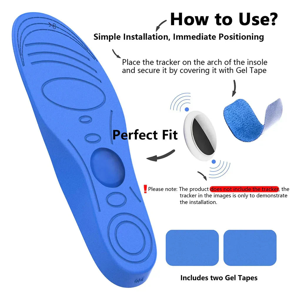 Unisex GPS Tracking Smart Insoles for Kids & Adults
