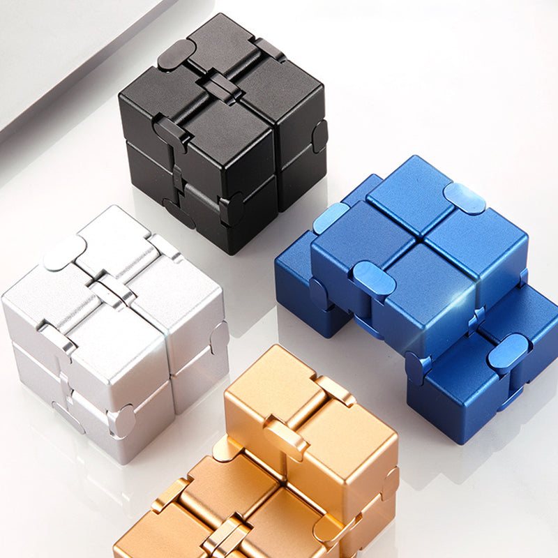 Unisex Infinity Fidget Stress Relief Cube Toy