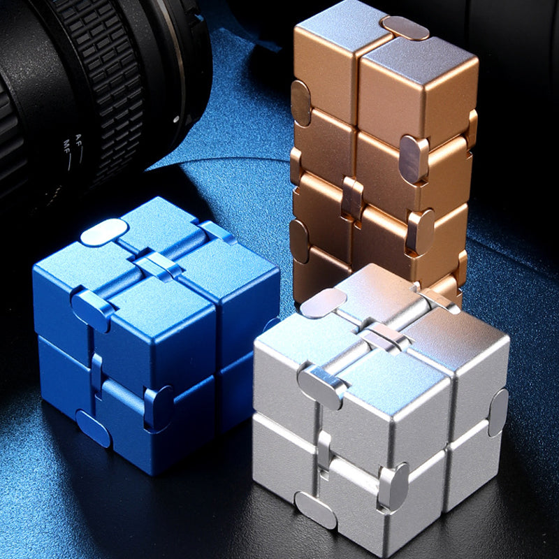 Unisex Infinity Fidget Stress Relief Cube Toy
