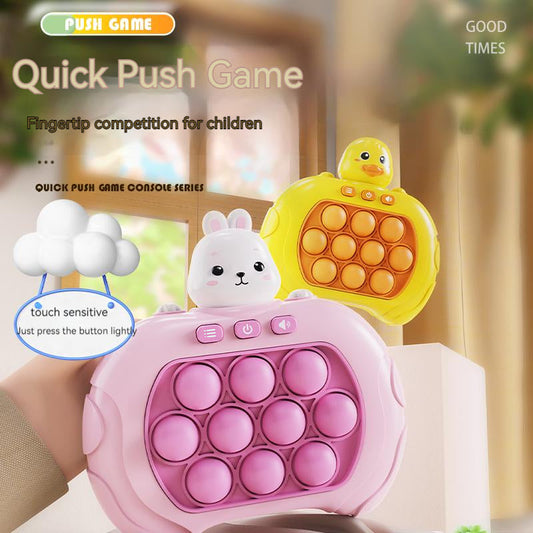 Unisex Quick Push Sensory Reaction Game Toy