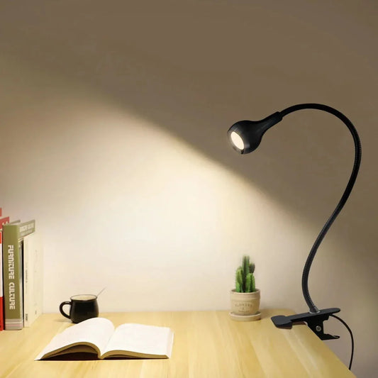 USB LED Reading Lamp with Flexible Arm