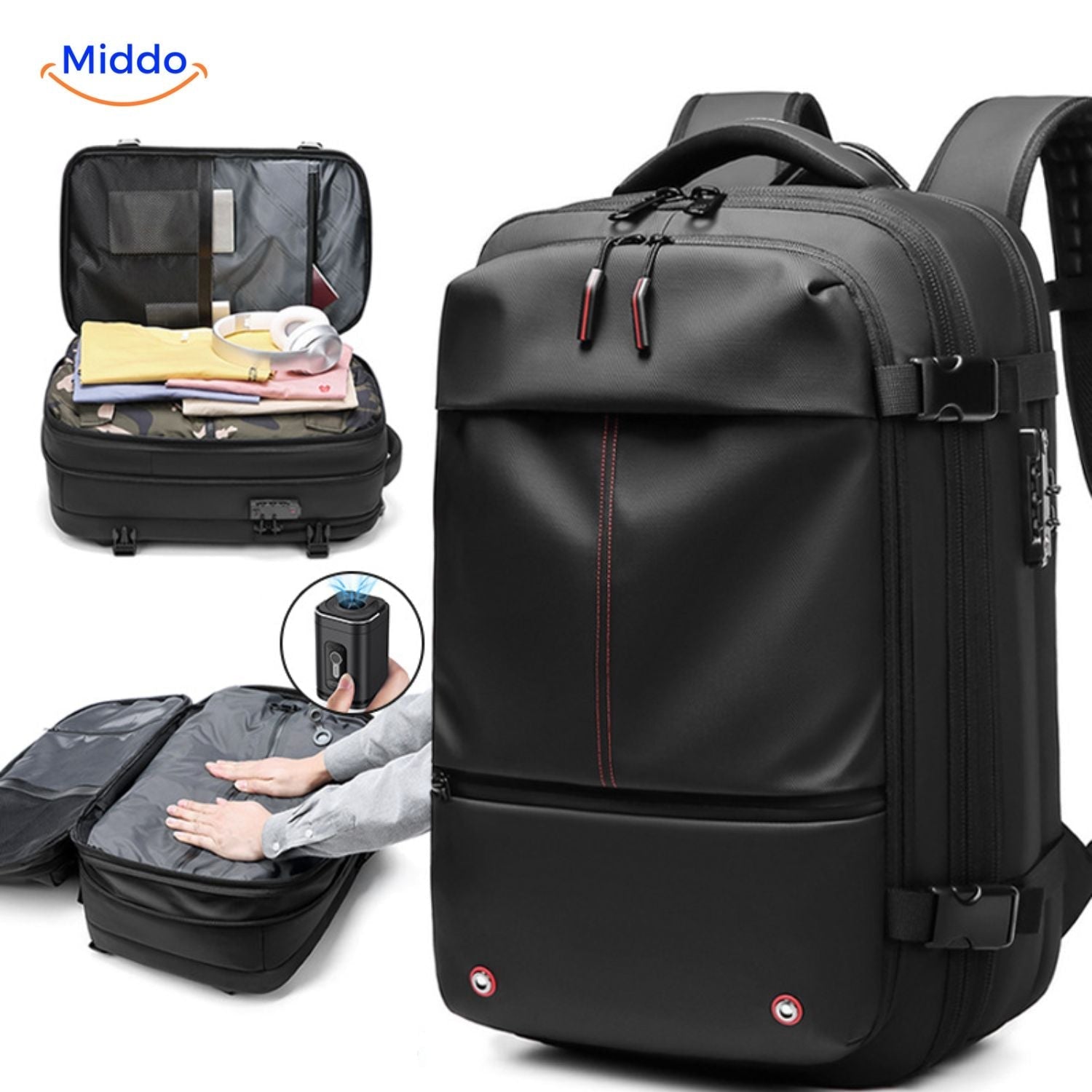VacuPro™ Vacuum Travel Bag, Compressing & Ideal for Travel