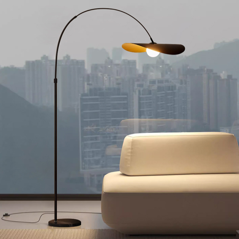 Wabi Sabi Handcrafted Iron & Acrylic Floor Lamp