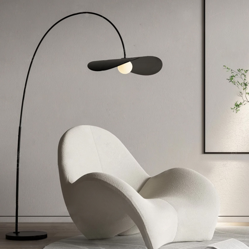 Wabi Sabi Handcrafted Iron & Acrylic Floor Lamp