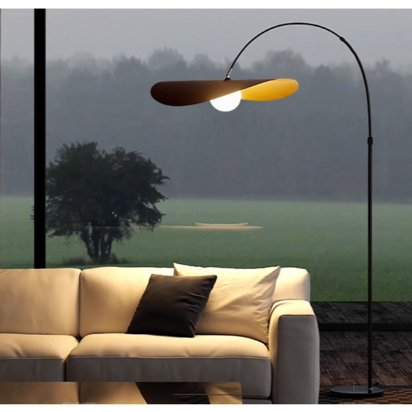 Wabi Sabi Handcrafted Iron & Acrylic Floor Lamp
