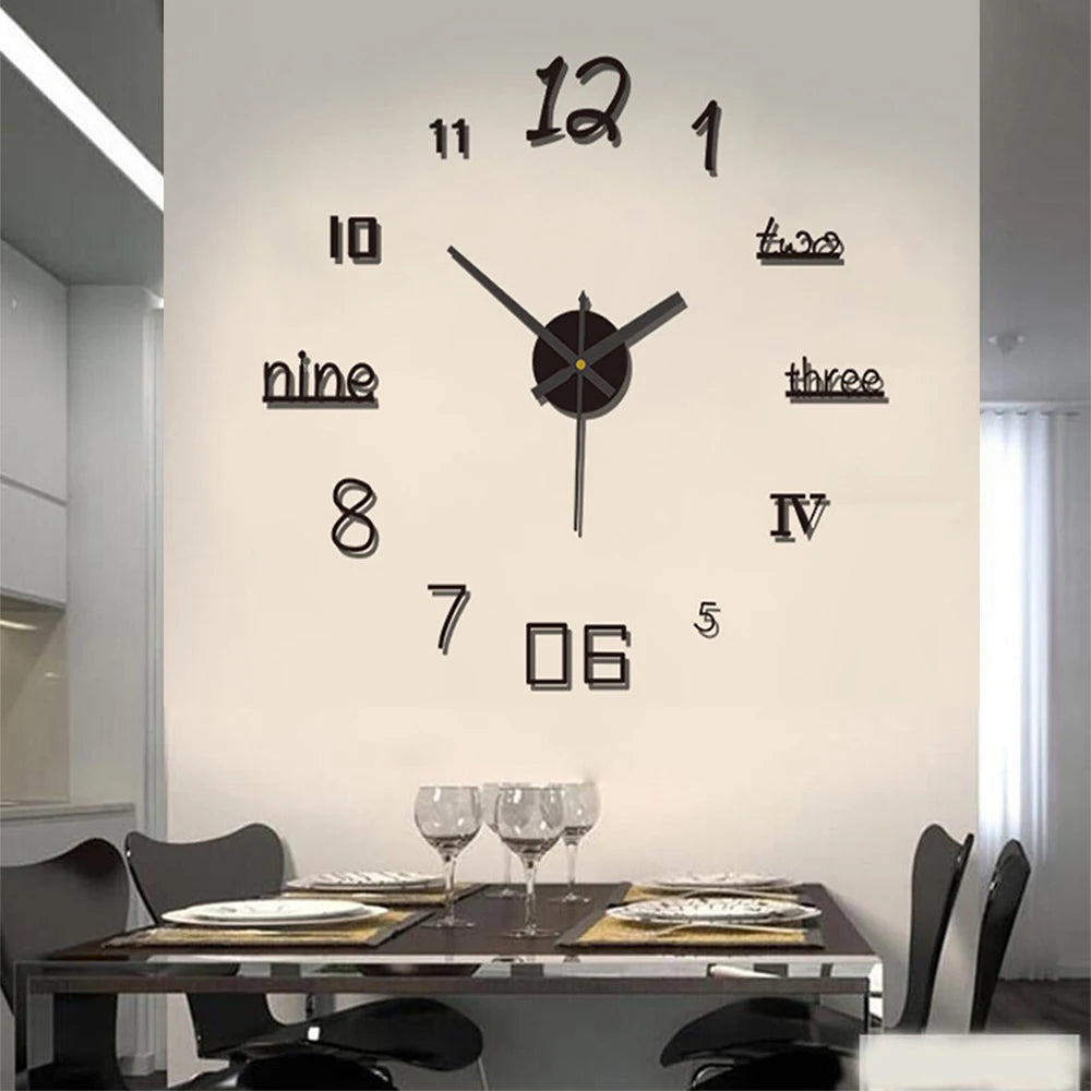 Wall Clock with Creative Design