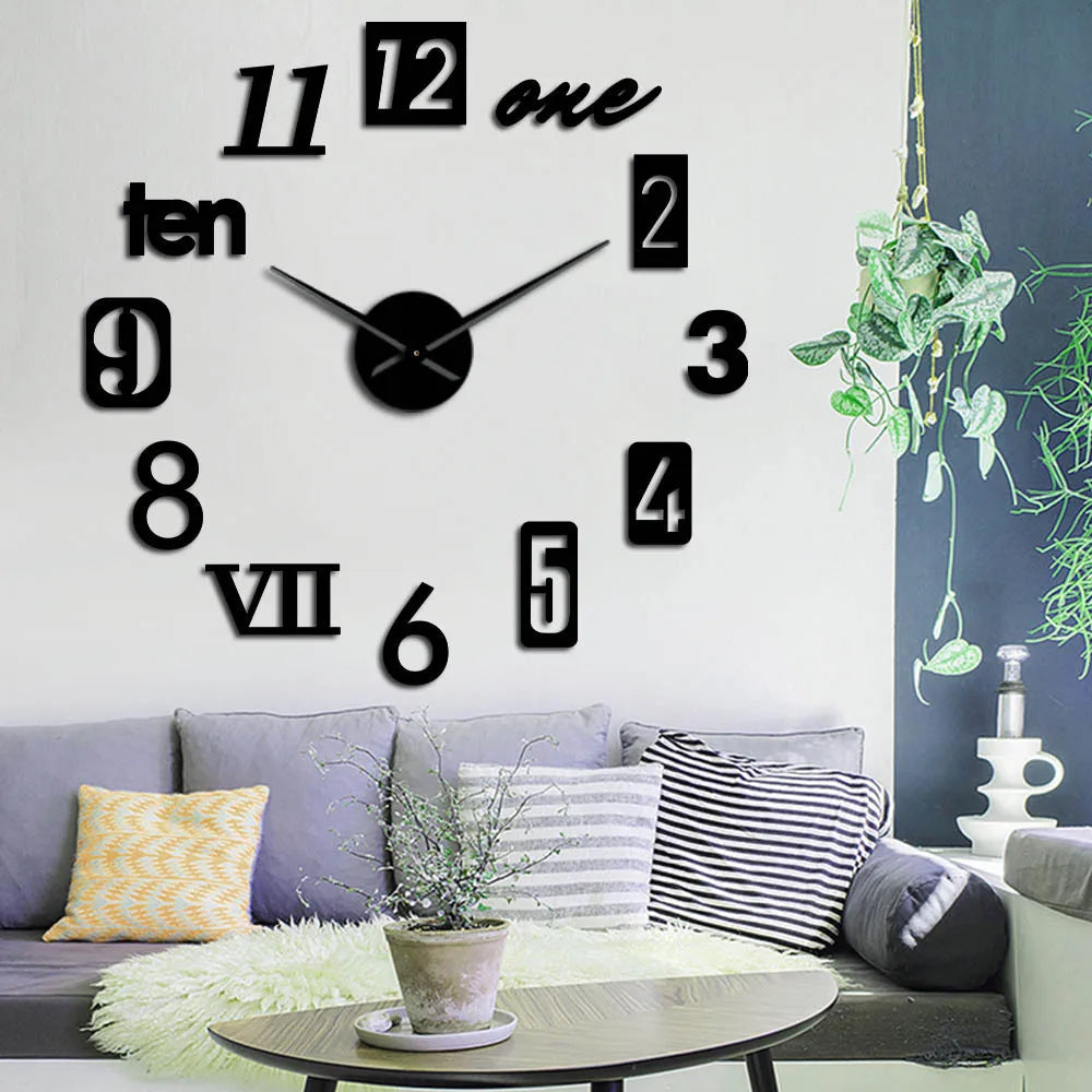 Wall Clock with Creative Design