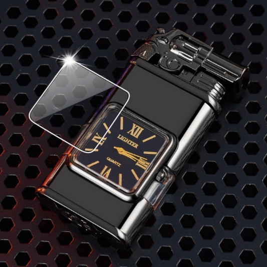 WatchLighter: Vintage Inspired Multifunctional Double Flame Watch Lighter