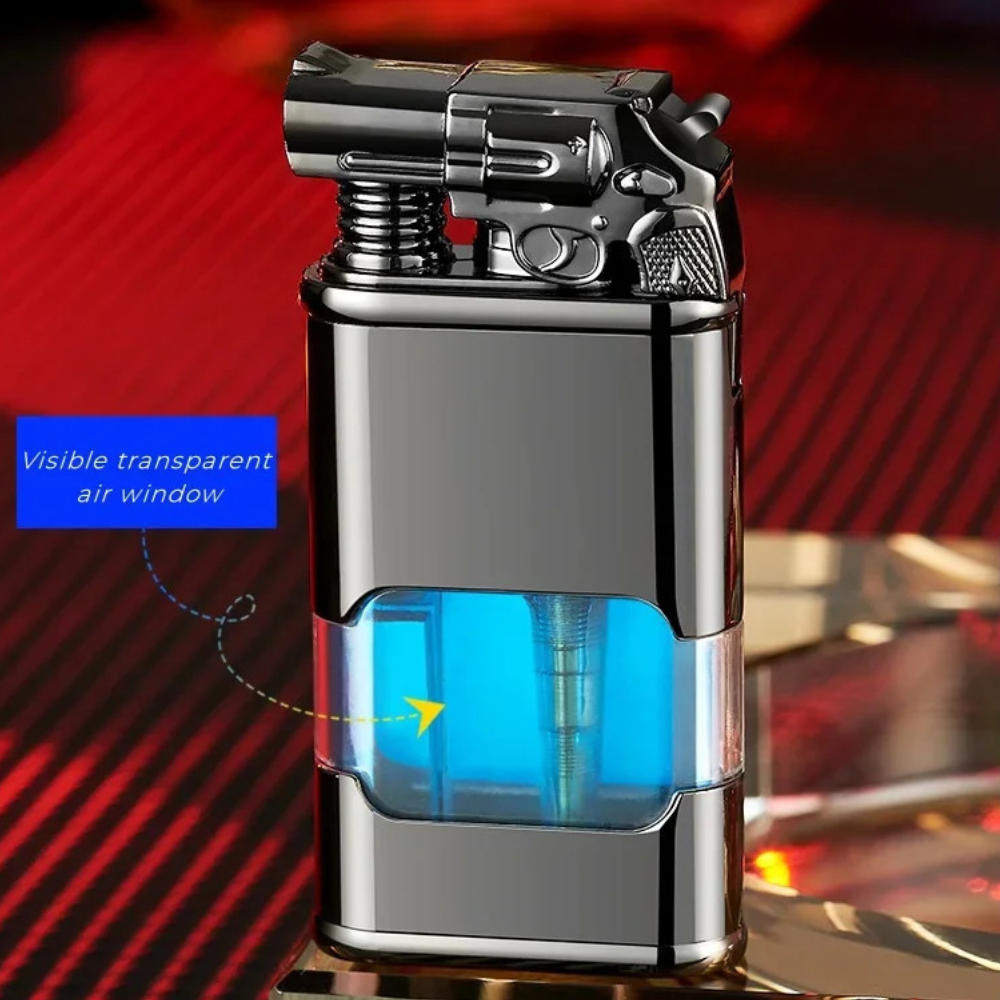 WatchLighter: Vintage Inspired Multifunctional Double Flame Watch Lighter