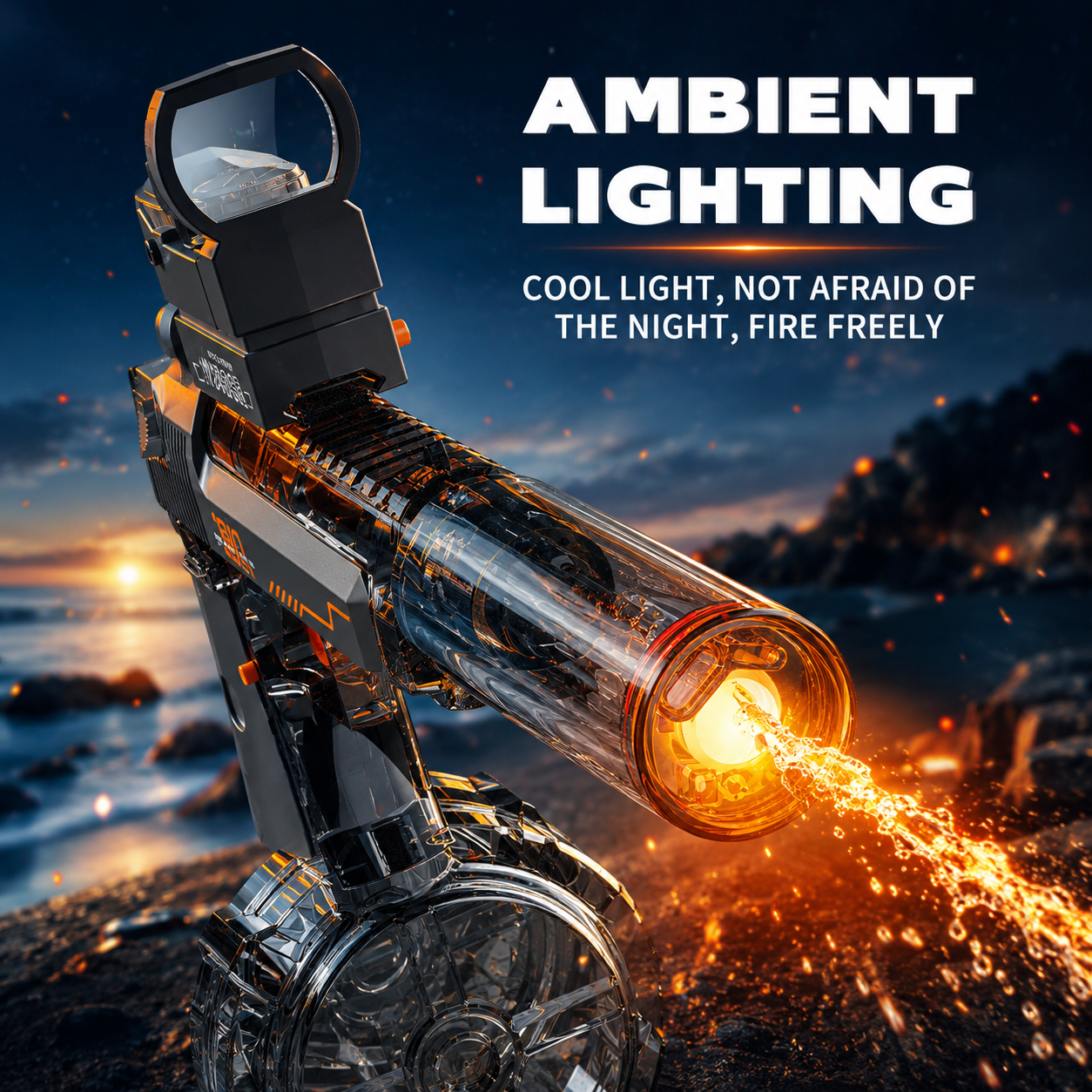 Water Gun - Electric with Cool LED Light
