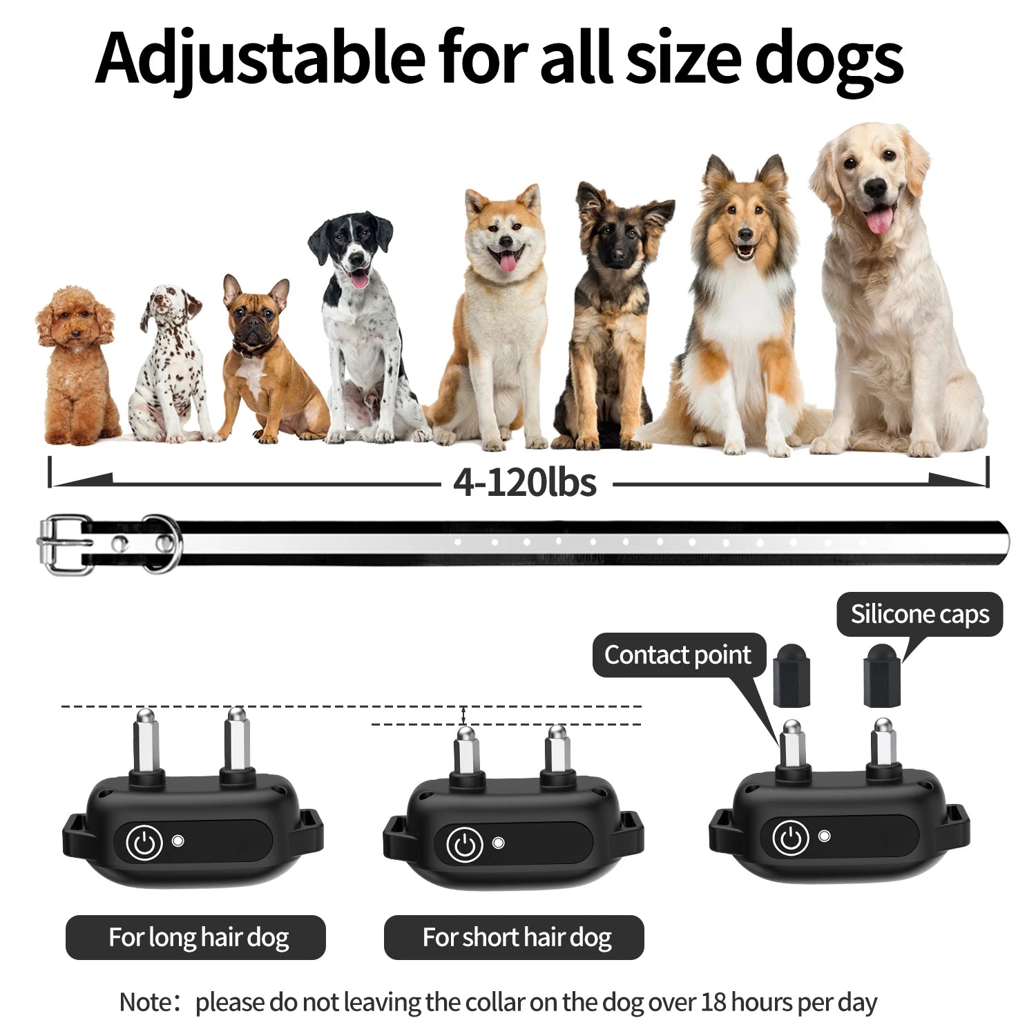 Waterproof Remote Dog Training Collar with Shock & Beep