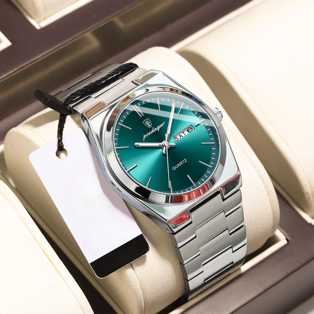 Waterproof Stainless Steel Men's Watch | Luxury & Durable