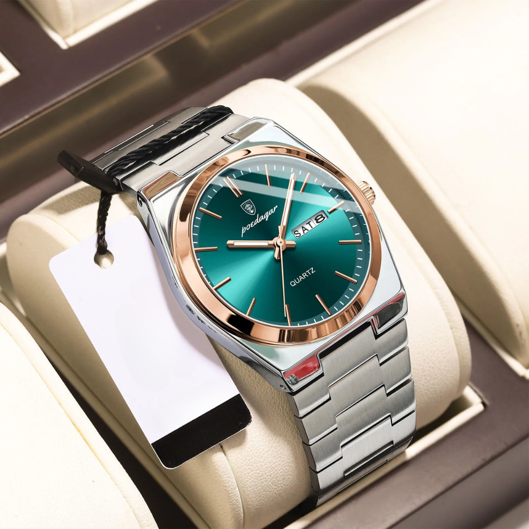 Waterproof Stainless Steel Men's Watch | Luxury & Durable