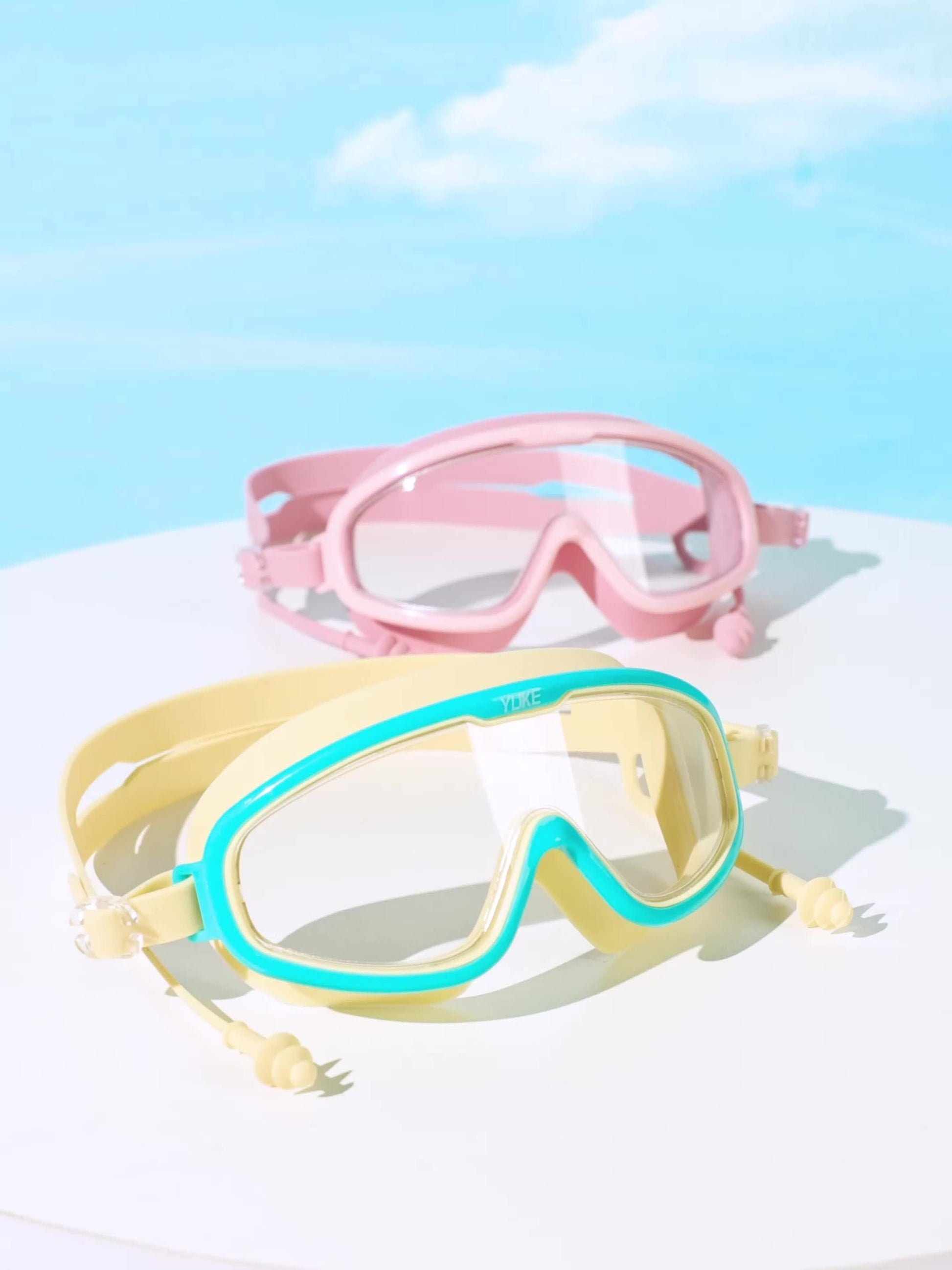 Waterproof Swim Goggles for Kids - Anti-Fog & UV Protection