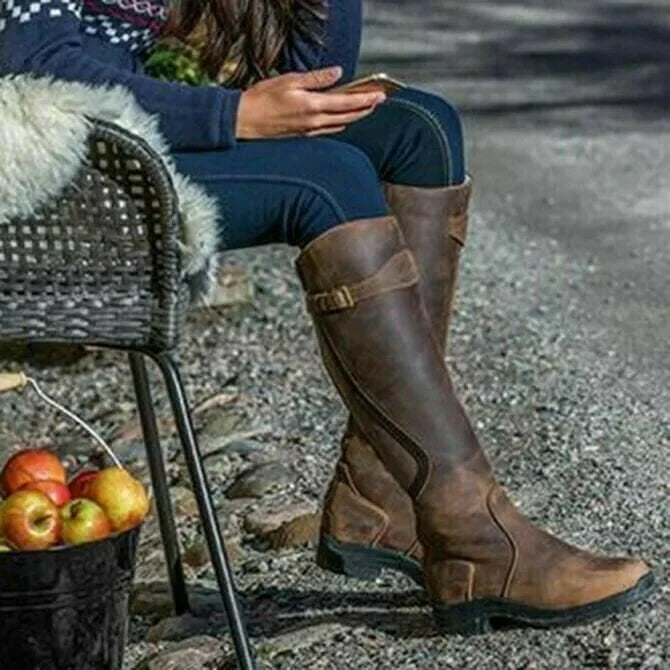 Waterproof Tall Riding Boots - Comfort and Protection