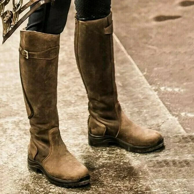 Waterproof Tall Riding Boots - Comfort and Protection
