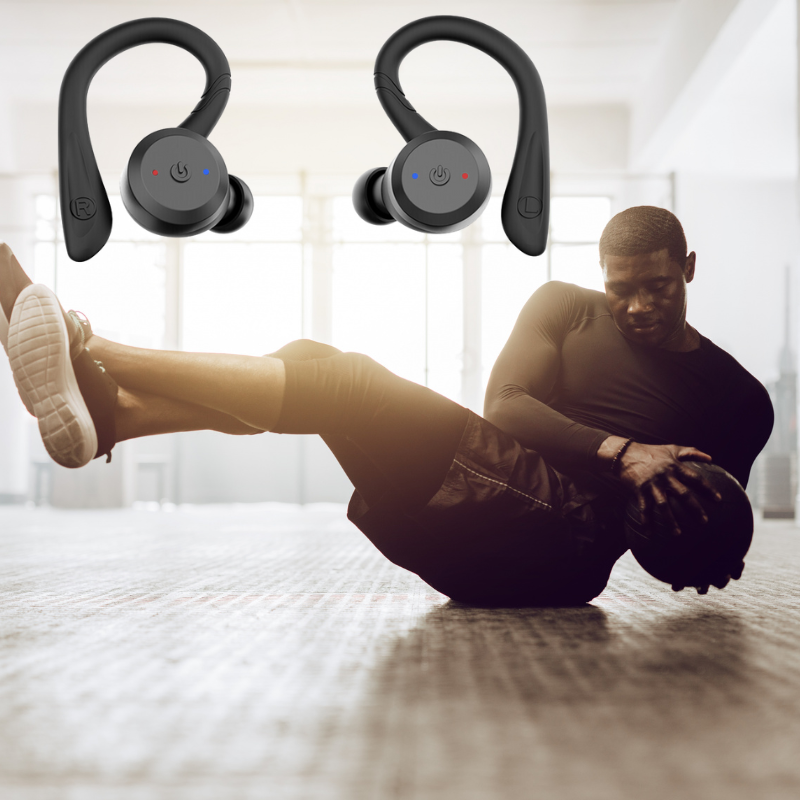 Waterproof Wireless Sports Earbuds | 20 Hours Playtime