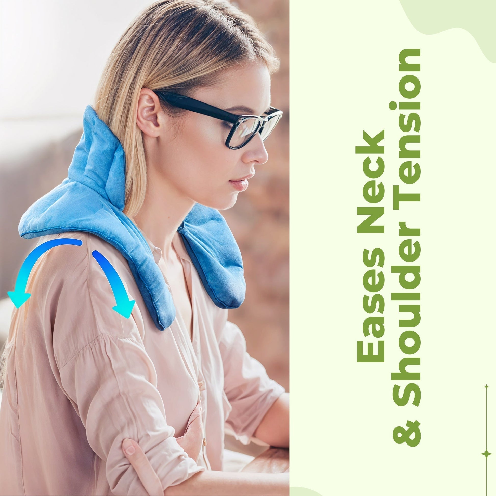 Weighted Neck & Shoulder Wrap for Comfort and Relaxation