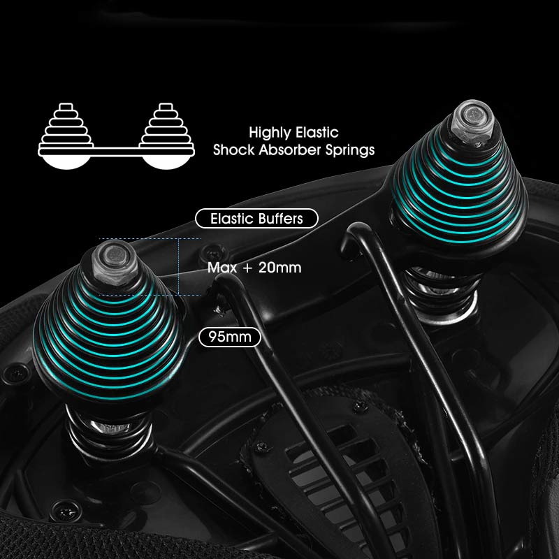 Westbiking - Extra Wide Bicycle Saddle Against Saddle Pain