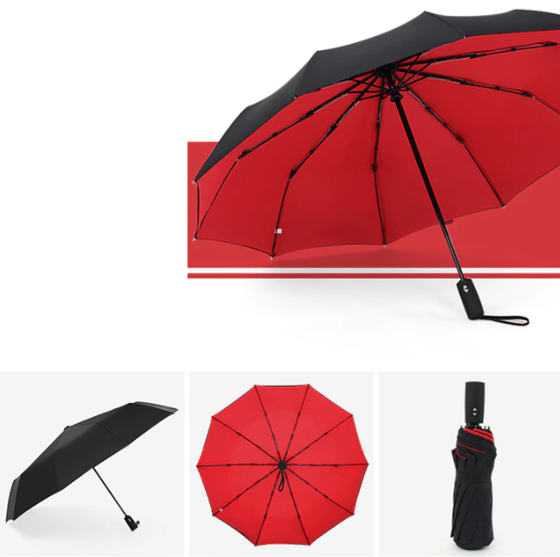 Windproof Storm Umbrella - Robust Protection | Compact