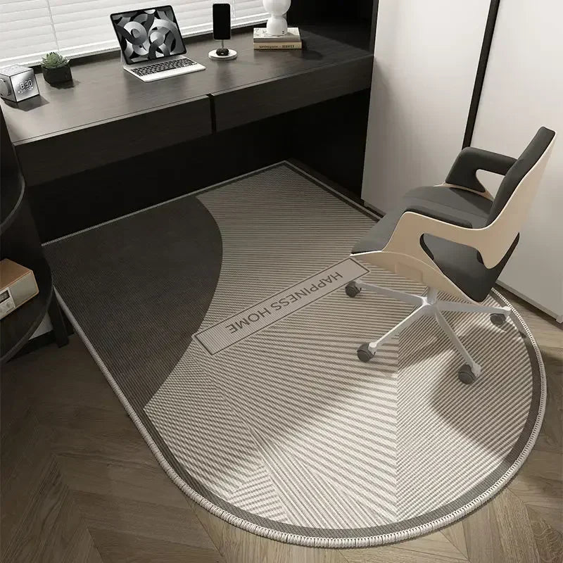 Winnie Geometric Office Chair Mat – Soft Washable Non-Slip Design