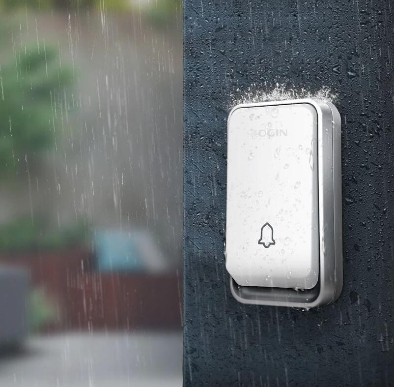 Wireless Doorbell Without Battery - Weatherproof & Energy Efficient