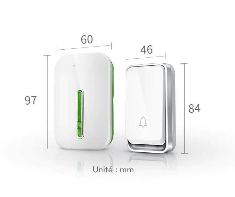 Wireless Doorbell Without Battery - Weatherproof & Energy Efficient
