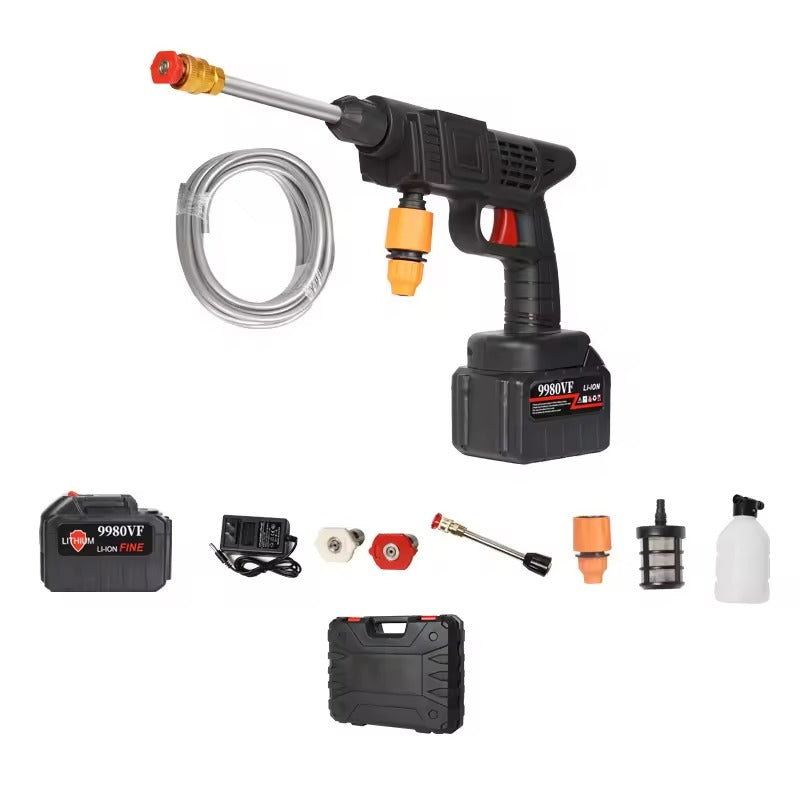 Wireless High-Pressure Spray Gun | Portable Cleaning