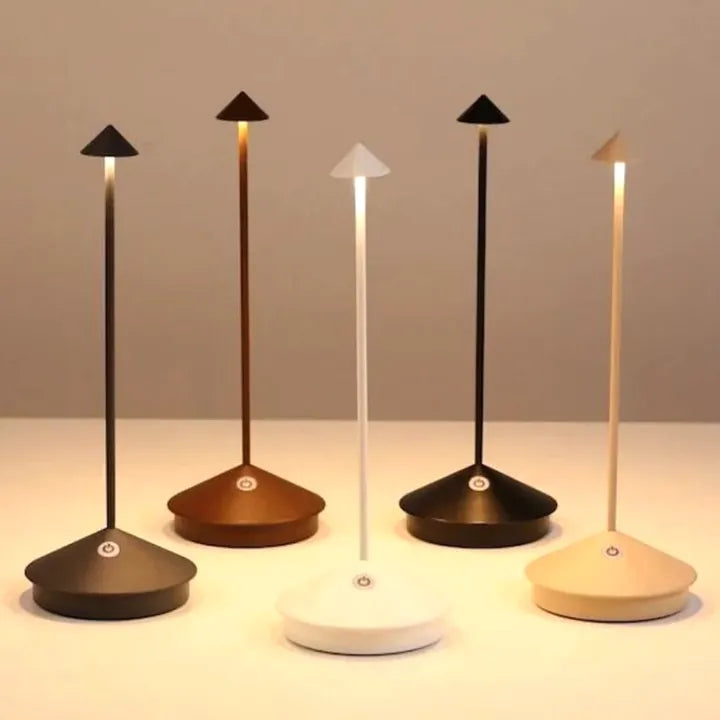 Wireless Table Lamp with Dimmable Light & Waterproof