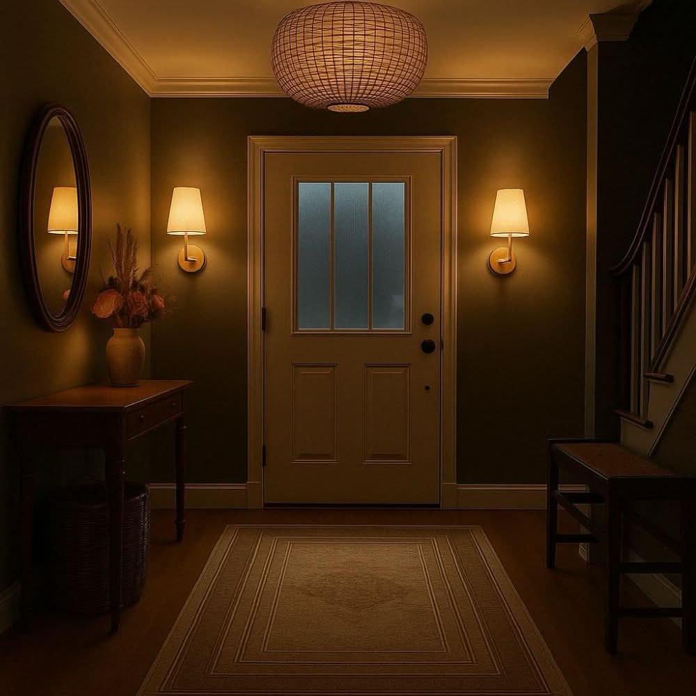 Wireless Wall Sconces with Dimming Capability and Fabric Shade – 3 Color Temperatures, Remote Control, 2 Pieces in a Pack for Bedroom and Hallway