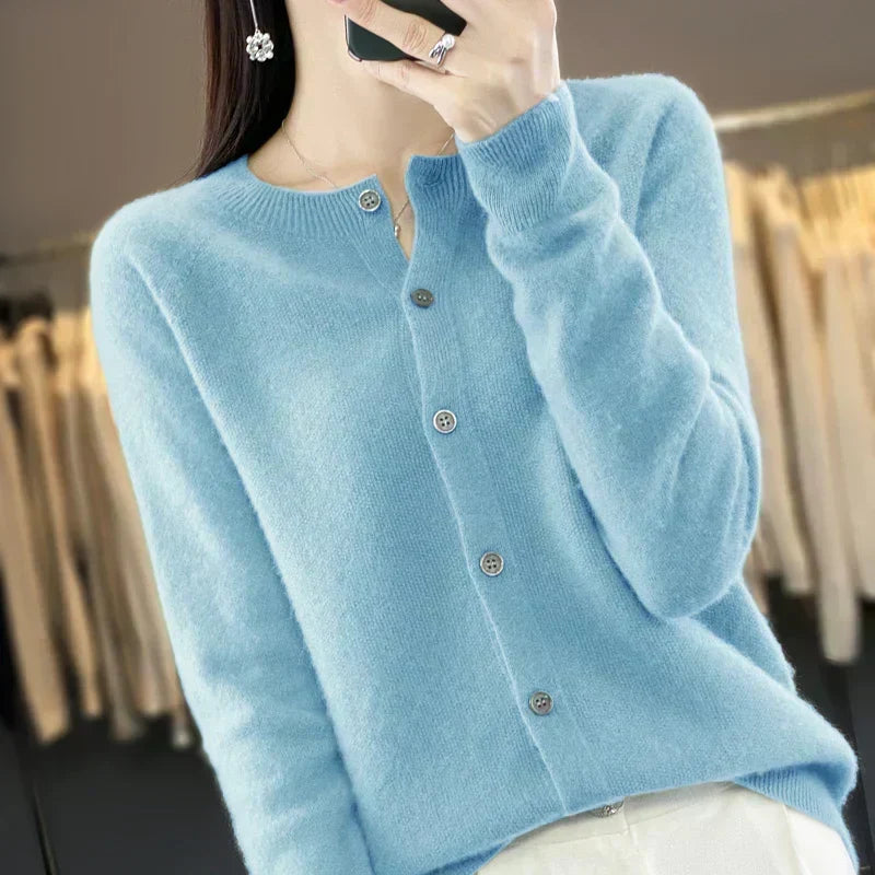 Women's Australian Merino Wool Knit Sweater