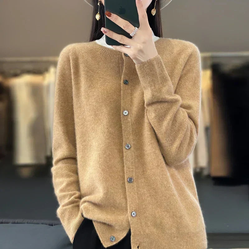Women's Australian Merino Wool Knit Sweater