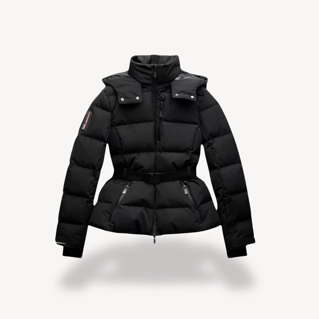 Women's Belted Puffer Jacket