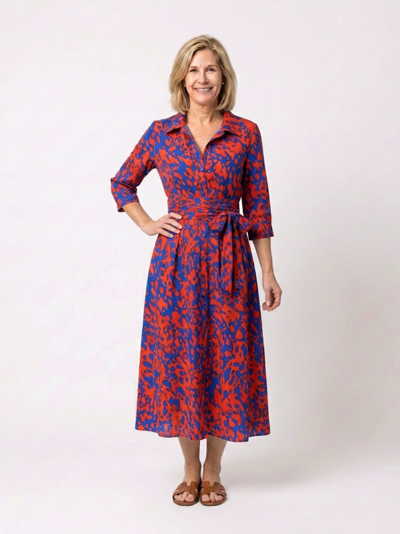 Women's Button-Down Midi Shirtdress