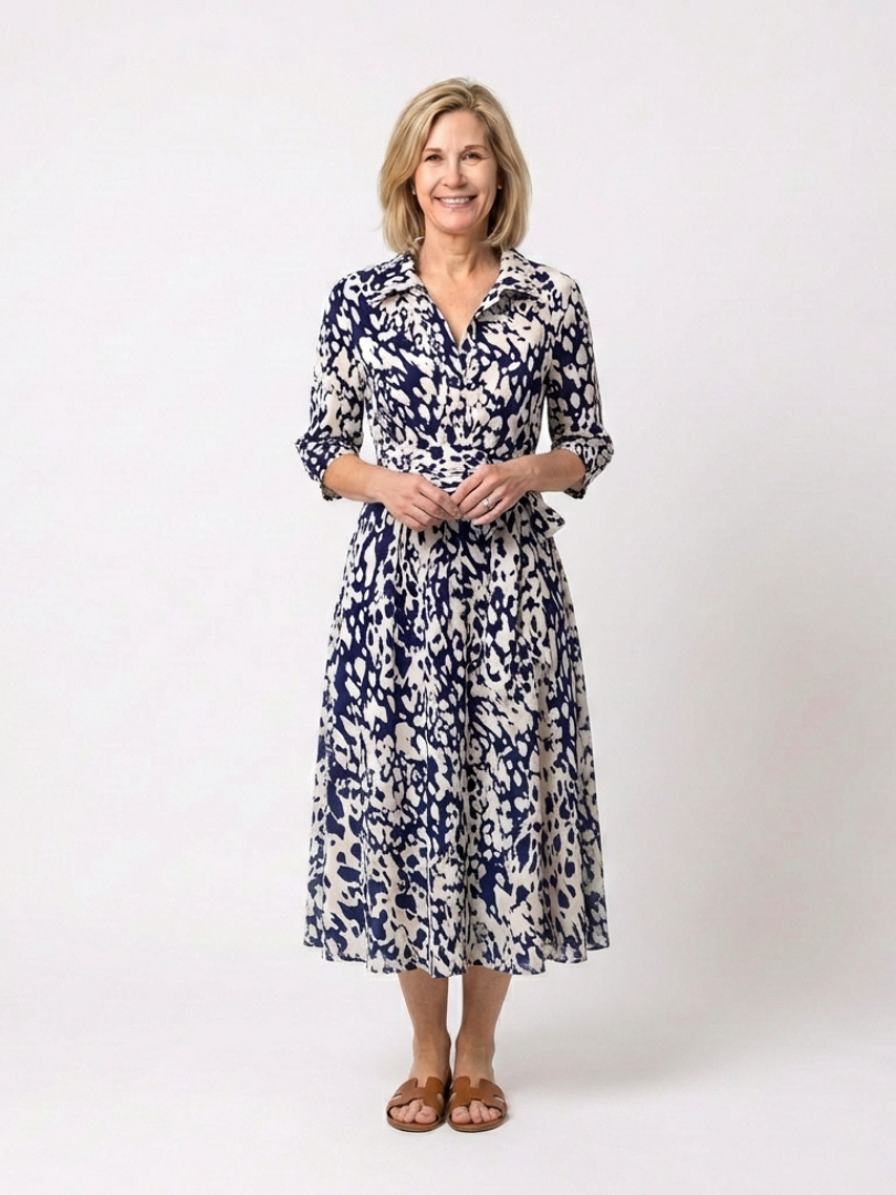 Women's Button-Down Midi Shirtdress