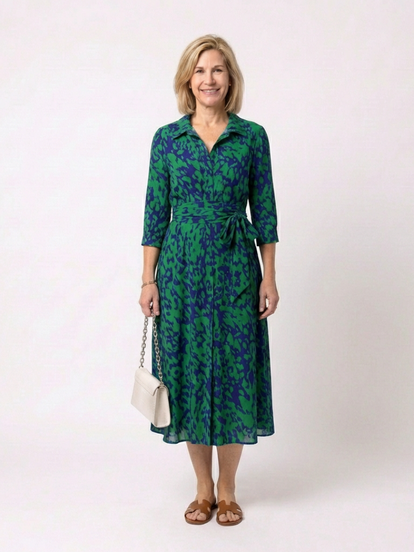 Women's Button-Down Midi Shirtdress