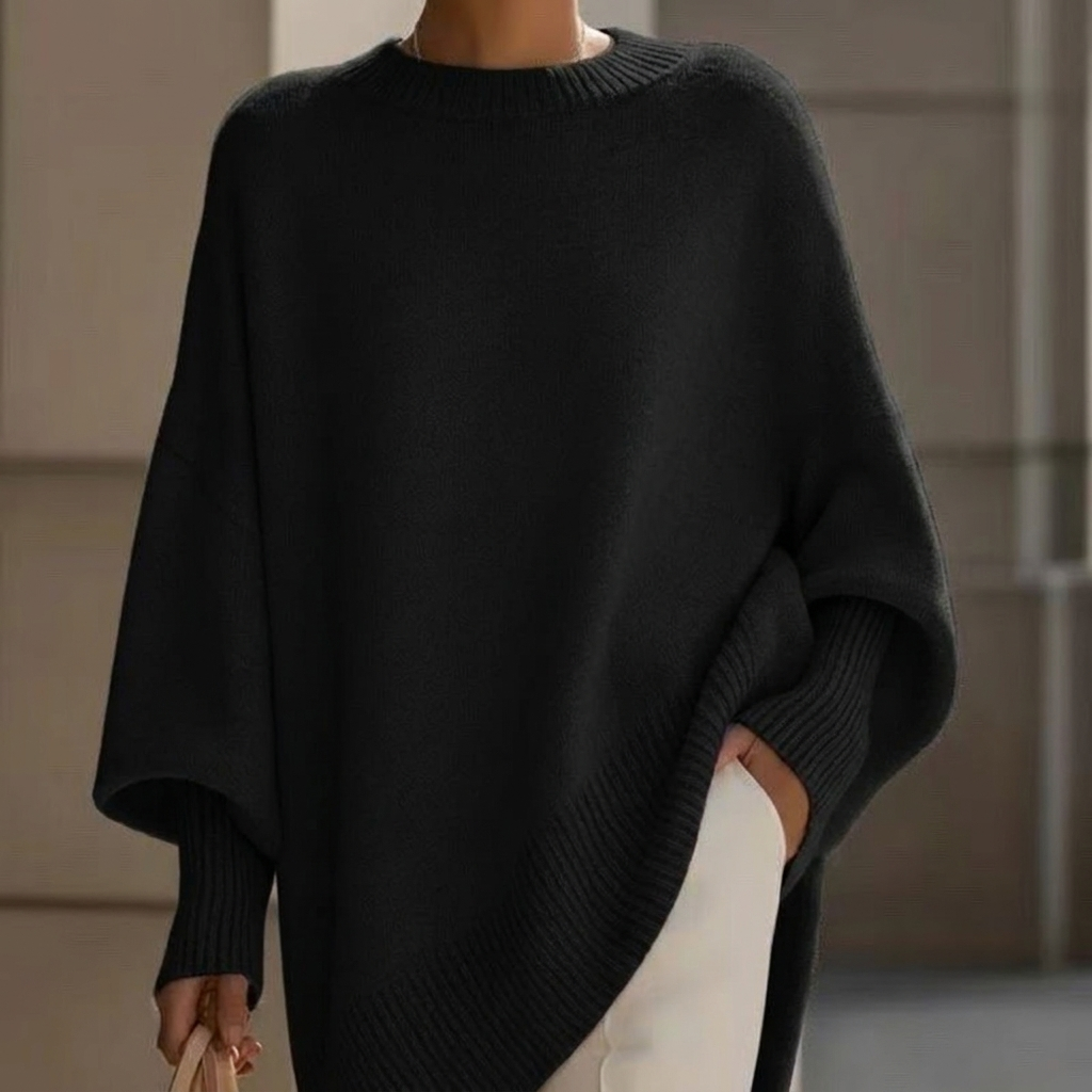Women's Chunky Knit Crew Neck Sweater