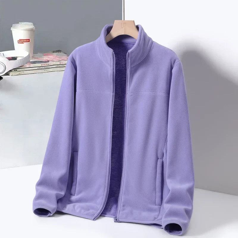 Women's Cozy Fleece Jacket – Lightweight & Warm Outerwear