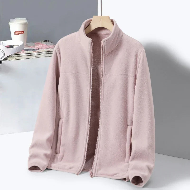 Women's Cozy Fleece Jacket – Lightweight & Warm Outerwear