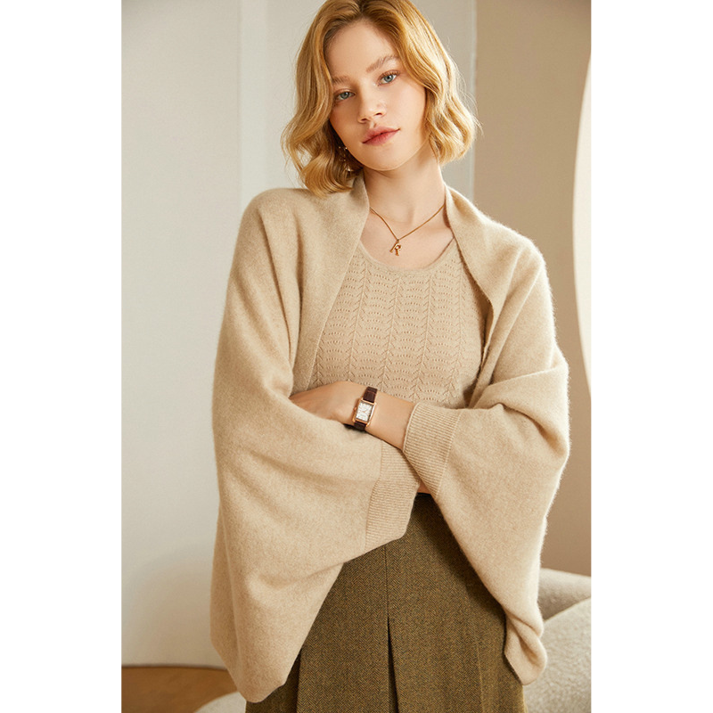 Women's Elegant Warm Soft Knit Shawl Wrap