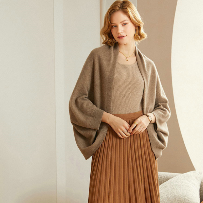 Women's Elegant Warm Soft Knit Shawl Wrap