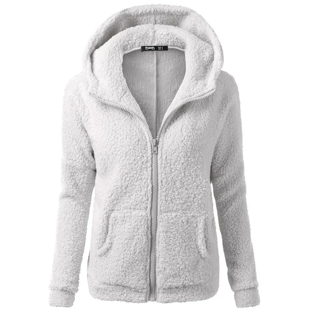 Women's Fleece Hooded Winter Jacket