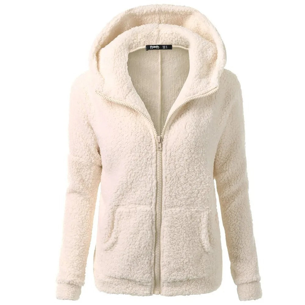 Women's Fleece Hooded Winter Jacket
